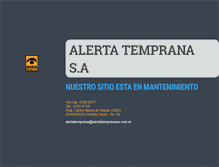 Tablet Screenshot of alertatempranasa.com.ar